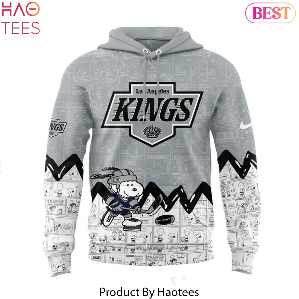Los Angeles Kings x Peanuts 75th Anniversary Design Hoodie Los Angeles Kings x Peanuts 75th Anniversary Design Hoodie