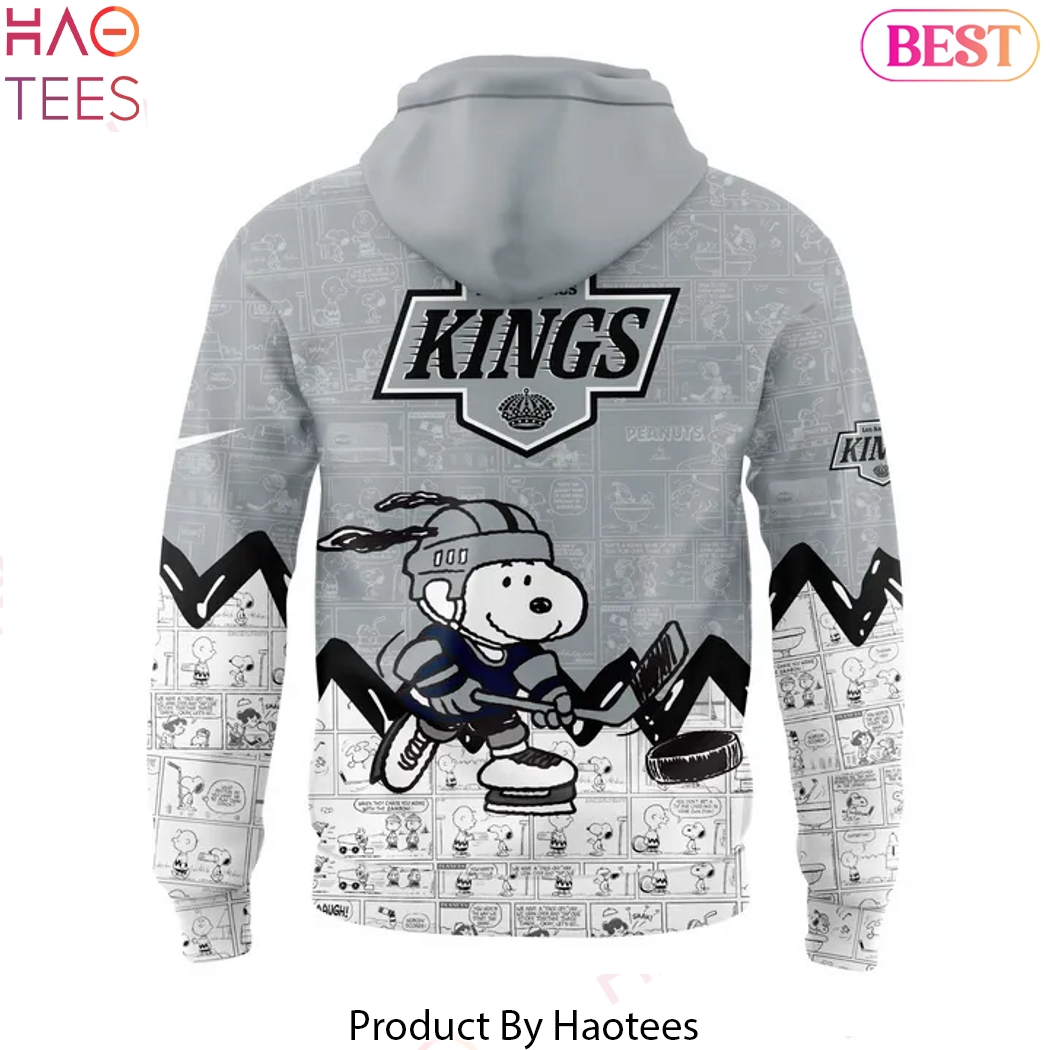 Los Angeles Kings x Peanuts 75th Anniversary Design Hoodie Los Angeles Kings x Peanuts 75th Anniversary Design Hoodie