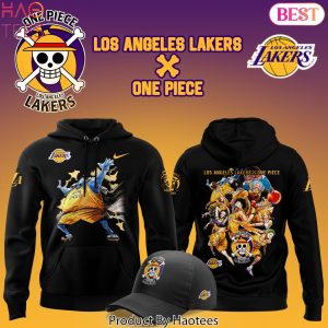 Los Angeles Lakers X Jinbe One Piece Design Hoodie – Black