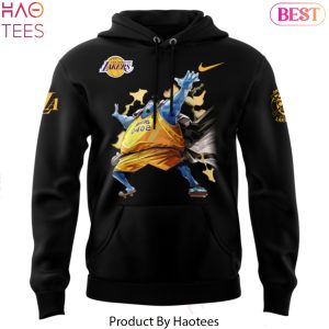 Los Angeles Lakers X Jinbe One Piece Design Hoodie – Black
