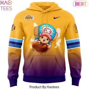 Los Angeles Lakers x Tony Tony Chopper One Piece Design Hoodie
