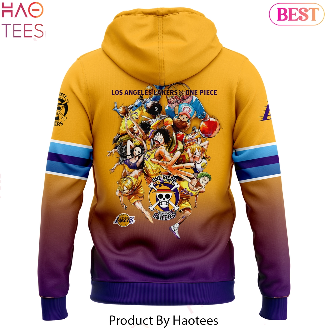 Los Angeles Lakers x Tony Tony Chopper One Piece Design Hoodie Los Angeles Lakers x Tony Tony Chopper One Piece Design Hoodie