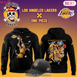 Los Angeles Lakers x Usopp One Piece Design Hoodie – Black