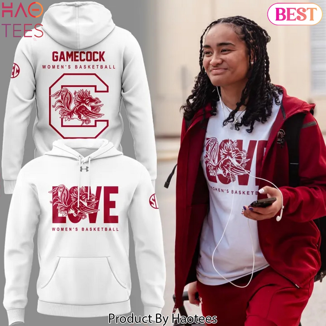 Love South Carolina Gamecocks Women Basketball Design Hoodie Love South Carolina Gamecocks Women Basketball Design Hoodie
