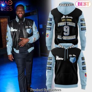 Memphis Grizzlies Tony Allen All Heart Grit, Grind First Team All-Deference Design Hoodie