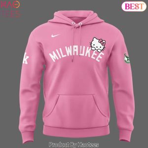 Milwaukee Bucks x Hello Kitty Night Design Hoodie – Pink