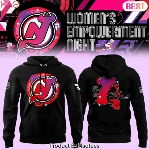 New Jersey Devils New Womens Empowerment Night Design Hoodie