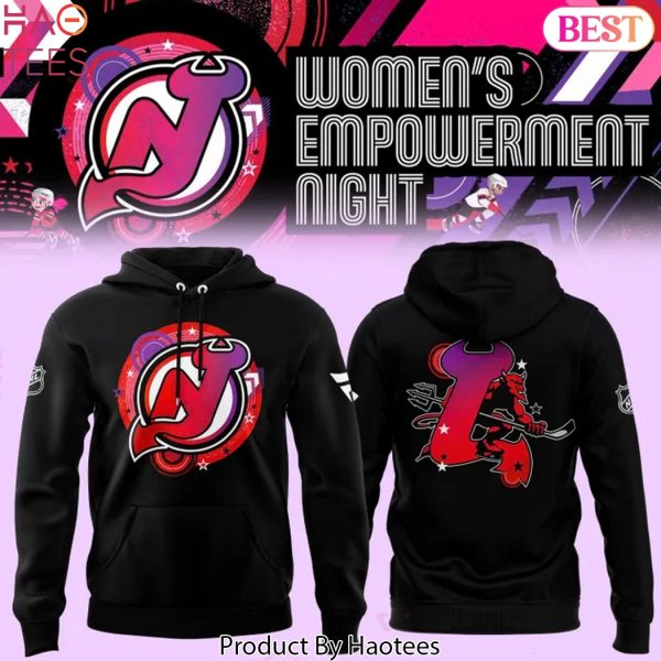 New Jersey Devils New Womens Empowerment Night Design Hoodie