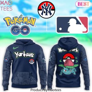 New York Yankees x P O kemon Go Bulbasaur Design Hoodie