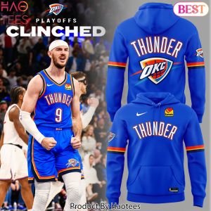 Oklahoma City Thunder Playoffs Clinched Design Hoodie