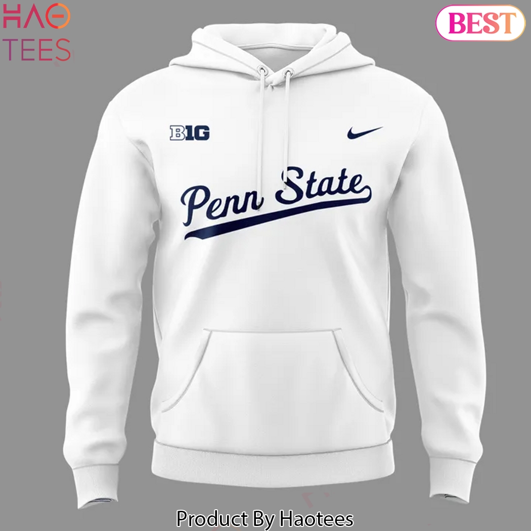 Penn State Nittany Lions Softball 2025 Design Hoodie - White Penn State Nittany Lions Softball 2025 Design Hoodie - White