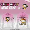 Pittsburgh Penguins x Hello Kitty Night Game Design Hoodie