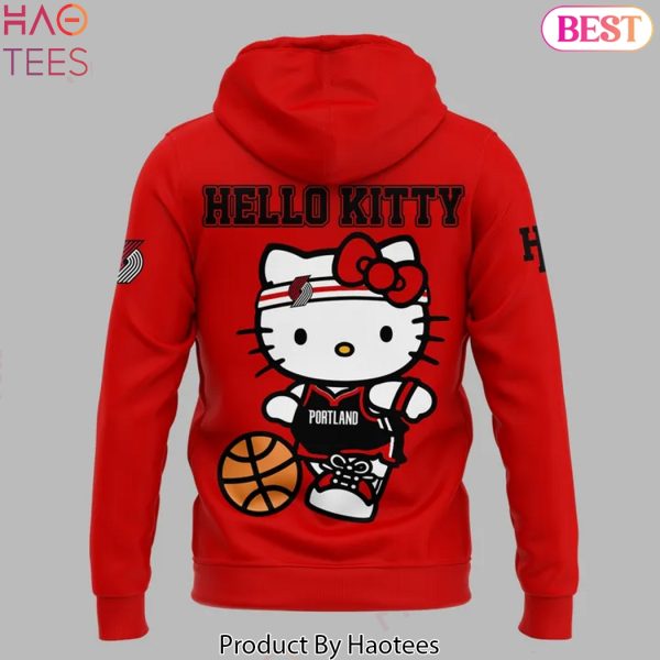 Portland Trail Blazers x Hello Kitty Night Design Hoodie – Red