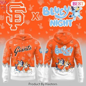 San Francisco Giants Bluey Night 2025 Design Hoodie
