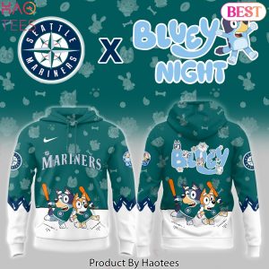 Seattle Mariners Bluey Night 2025 Design Hoodie