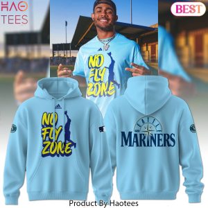 Seattle Mariners No Fly Zone Design Hoodie – Blue