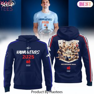 Six Nations 2025 Champions France Rugby Design Hoodie