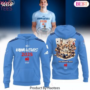 Six Nations 2025 Champions France Rugby Design Hoodie – Blue