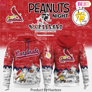 St. Louis Cardinals x 75 Years Peanuts Hoodie