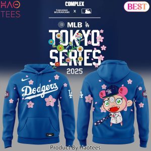 Takashi Murakami x MLB World Tour Tokyo Series 2025 Los Angeles Dodgers Design Hoodie