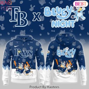 Tampa Bay Rays Bluey Night 2025 Design Hoodie