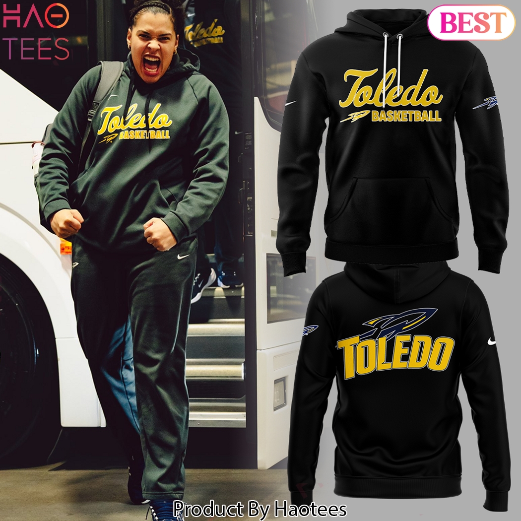 Toledo Rockets Womens Basketball 2025 Design Hoodie - Black Toledo Rockets Womens Basketball 2025 Design Hoodie - Black