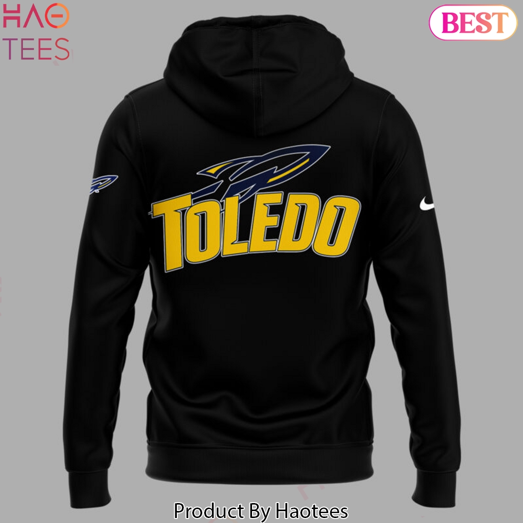 Toledo Rockets Womens Basketball 2025 Design Hoodie - Black Toledo Rockets Womens Basketball 2025 Design Hoodie - Black