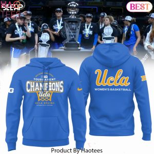 UCLA Bruins 2025 Big Ten Womens Basketball Conference Tournament Champions Design Hoodie – Blue