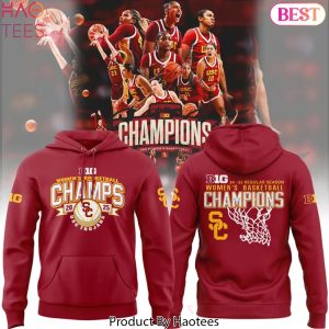 USC Trojans Big Ten Champions Basketball 2025 Design Hoodie