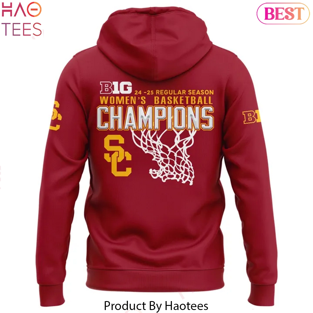 USC Trojans Big Ten Champions Basketball 2025 Design Hoodie USC Trojans Big Ten Champions Basketball 2025 Design Hoodie