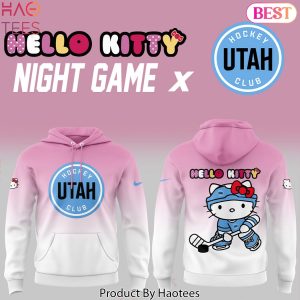Utah Hockey Club x Hello Kitty Night Design Hoodie – Pink