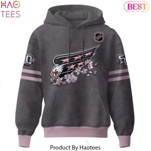 Washington Capitals 50th Anniversary Cherry Blossom Design Hoodie