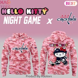 Washington Capitals x Hello Kitty Night Game Design Hoodie