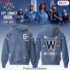 Washington Nationals Blue 2025 City Connect Design Hoodie
