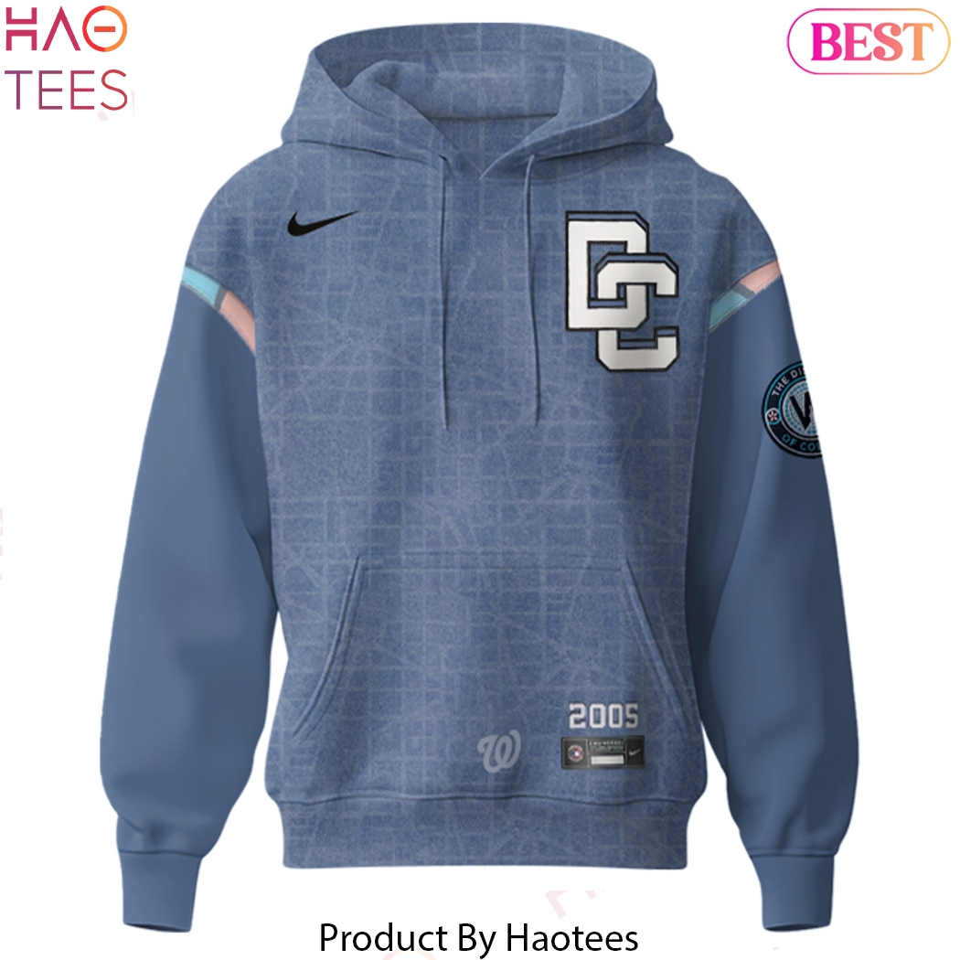 Washington Nationals Blue 2025 City Connect Design Hoodie Washington Nationals Blue 2025 City Connect Design Hoodie