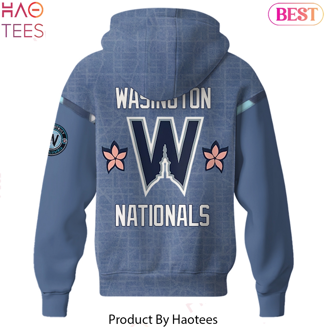 Washington Nationals Blue 2025 City Connect Design Hoodie Washington Nationals Blue 2025 City Connect Design Hoodie