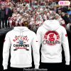 Wisconsin Badgers 2025 NCAA Frozen Four Womens Ice Hockey National Champions Design Hoodie – White