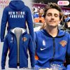 2025 New York Knicks Timothee Chalamet Design Zip Hoodie
