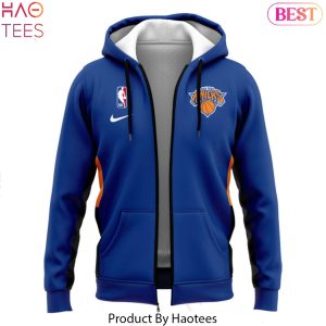 2025 New York Knicks Timothee Chalamet New York Forever Design Zip Hoodie