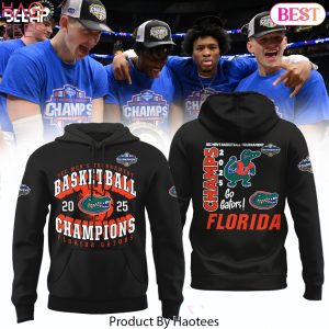 2025 SEC Mens Basketball Champions Florida Gators Go Gators Design Hoodie