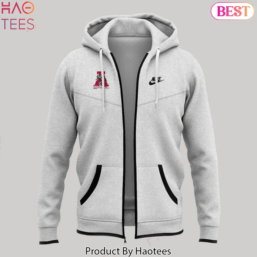 Alabama Crimson Tide Coach Nate Oats Uniform Black And White Design Zip Hoodie Alabama Crimson Tide Coach Nate Oats Uniform Black And White Design Zip Hoodie