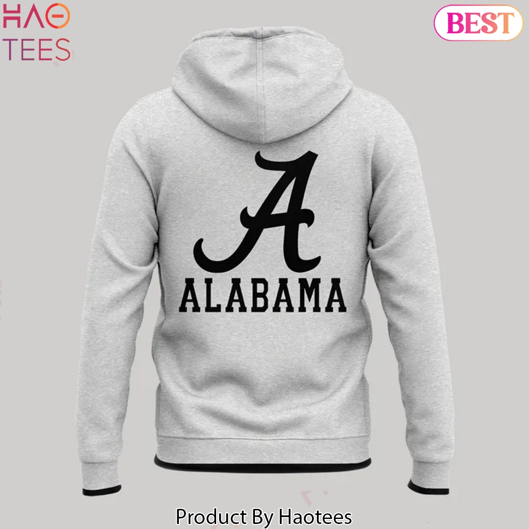Alabama Crimson Tide Coach Nate Oats Uniform Black And White Design Zip Hoodie Alabama Crimson Tide Coach Nate Oats Uniform Black And White Design Zip Hoodie