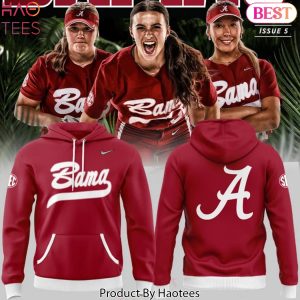 Alabama Crimson Tide Softball Uniform Design Red Hoodie