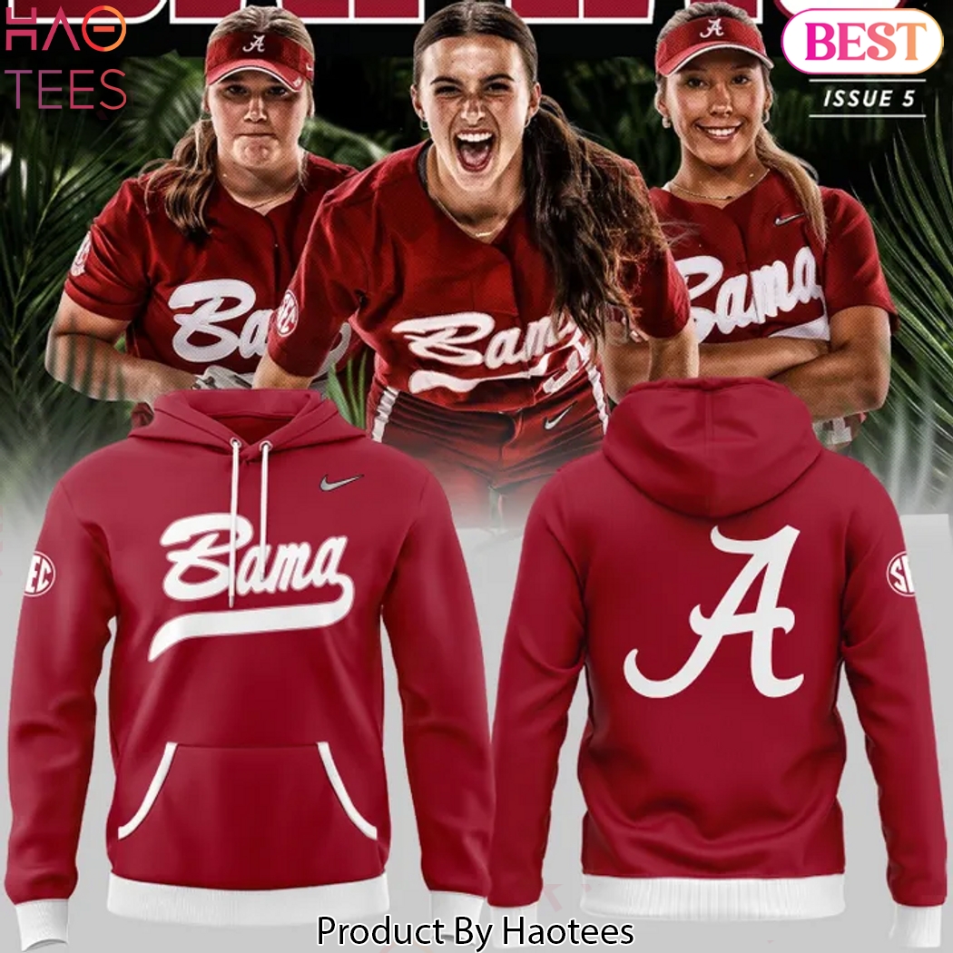 Alabama Crimson Tide Softball Uniform Design Red Hoodie Alabama Crimson Tide Softball Uniform Design Red Hoodie