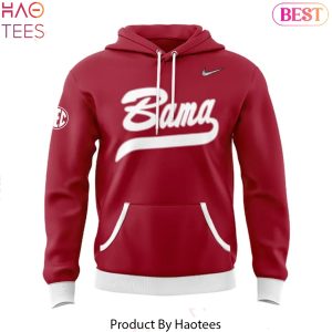 Alabama Crimson Tide Softball Uniform Design Red Hoodie