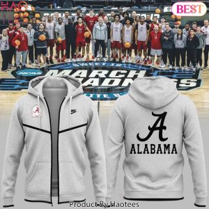Alabama Crimson Tide Uniform Design Zip Hoodie