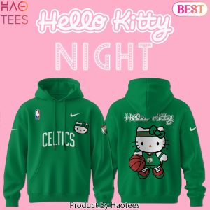 Boston Celtics 2025 Kitty Green Design Hoodie
