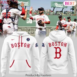 Boston Red Sox 2025 Strong White Hoodie