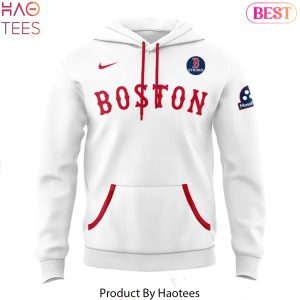 Boston Red Sox 2025 Strong White Hoodie
