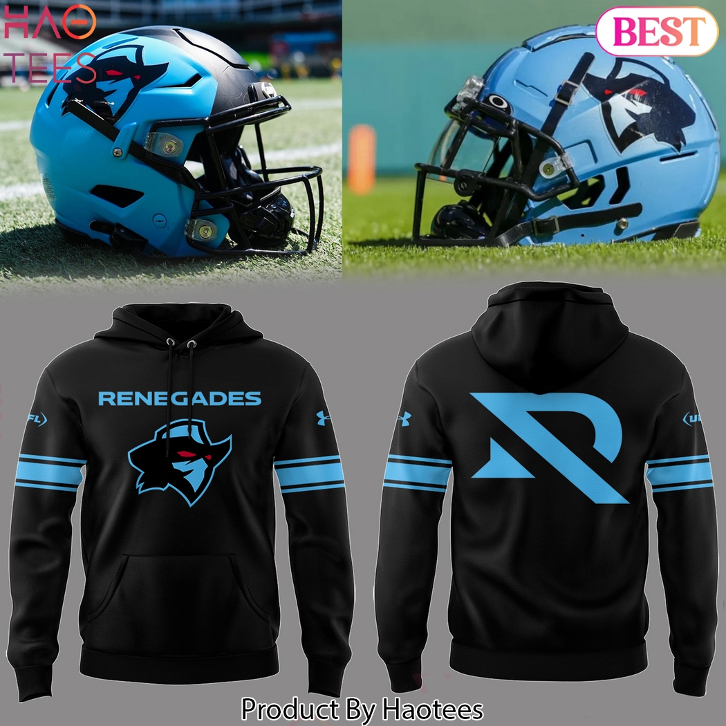 Dallas Renegades 2025 Logo Design Hoodie - Black Dallas Renegades 2025 Logo Design Hoodie - Black